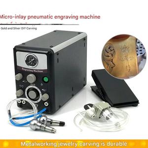 Nouvel équipement d'outillage de bijouterie Yunqingtech : Machine de gravure pneumatique à double tête pour bijoux, graveurs pneumatiques portatifs - Product Image 4