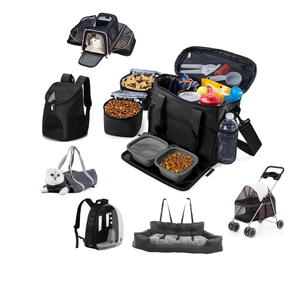 Lüks evcil hayvan taşıyıcı seyahat ürün sırt çantası Sling yumuşak kafes havayolu onaylı motosiklet plastik diğer çanta ile tekerlekler için köpek kedi - Product Image 1