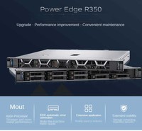 Dells Poweredge 1U R350 20 To Xeon E-2378/32G/2 4T Disques durs/Rails de guidage Serveur en rack de stockage de données