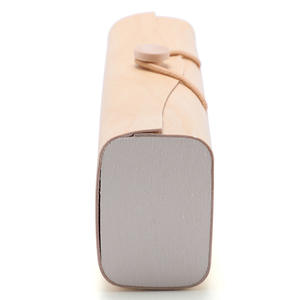 Étui à lunettes en bambou, placage de bois naturel, style rectangulaire tendance, 8-8,9 pouces, WC026, été 2024 - Product Image 5