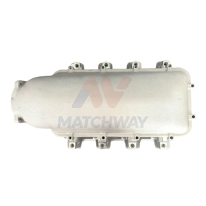 MATCHWAY サテンアルミニウム LS ローラム EFI インテークマニホールド GM シボレー LS1/LS2/LS6 エンジン用 燃料レールキット付き - Product Image 2