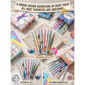 0.5mm Erasable Gel Ink <b>Pen</b> for Kids Heat Sensitive <b>Refillable</b> Cute Student Creative Stationery Erasable Ball <b>Pens</b> - Product Image 3