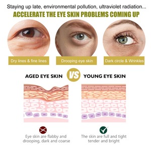 Jaysuing 24KGold Collagen Eye Mask Remove Dark Circles Fade Fine Lines Moisturizing Firming Under Eye Patches Eye <strong>Skin</strong> Care Mask - Product Image 3