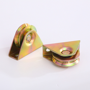 Rouleau de roue universel en acier polyvalent de 80mm avec rainure en U/V/Y <span class=keywords><strong>pour</strong></span> <span class=keywords><strong>rail</strong></span> de guidage de la porte coulissante extérieure - Product Image 1