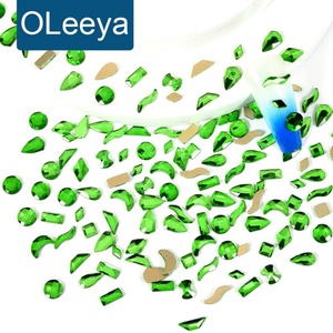 Oleeya Luxe K9 Flatback Strass Mix Formes Nail Charms Diamants Bijoux 3D Pierres Décoration Nail Art Gem Strass - Product Image 1