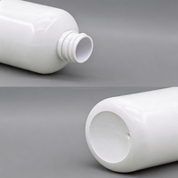 Bouteille en plastique PET ambrée 250ml 300ml 500ml avec pompe à lotion, emballage cosmétique vide, logo personnalisé, vente en gros