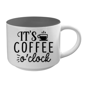 Tasse à thé en céramique blanche minimaliste moderne de haute qualité pour cadeaux d'affaires - Product Image 2