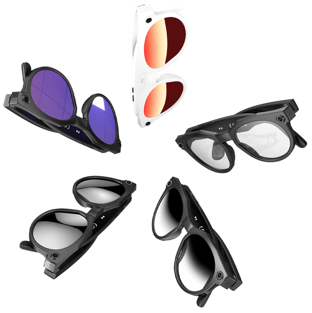 New W611 Smart AI Glasses 8 Million HD Anti-Shake Video Recording AI Translation Smart Glasses Image Recognition Sunglasses