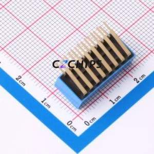 DT-08LT DIP Switch Through hole Component (THT),P=2.54mm Switch Flat Toggle, Raised Type Single Pole Single Throw 8 2.54mm - Product Image 2