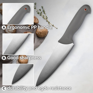 Professionnel en acier à haute teneur en carbone 11 pouces couteau à pain dentelé tranchant PP poignée NSF cuisine commerciale hôtel <span class=keywords><strong>Restaurant</strong></span> trancheuse à pain - Product Image 2