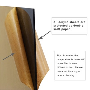 Lastra in <span class=keywords><strong>Plexiglass</strong></span> <span class=keywords><strong>Nero</strong></span> Lucite, Foglio di Plastica Acrilica Nera 3/8\", Tagliato su Misura, Acrilico Colato per Tavolo Console - Product Image 2