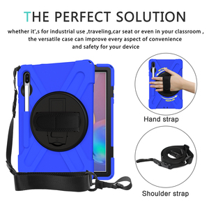 Per <span class=keywords><strong>Samsung</strong></span> Galaxy <span class=keywords><strong>Tab</strong></span> <span class=keywords><strong>S6</strong></span> 10.5 pollici 2019 SM-T860 T865 tracolla robusta custodia costruita in 360 - Product Image 4