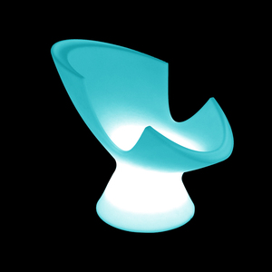 Muebles de Piscina Modernos Impermeables con Luz LED, Taburete de PE con LED para Fiestas, <span class=keywords><strong>Bar</strong></span>, Jardín, Silla de <span class=keywords><strong>Bar</strong></span> Redonda de Plástico para Ocio - Product Image 2