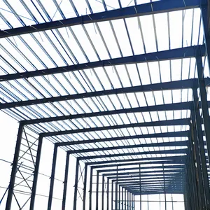 中国最好的交易快速组装预制钢仓库车间棚优质钢结构建筑