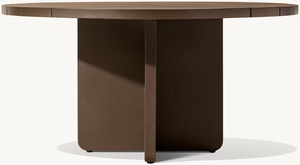 <span class=keywords><strong>Table</strong></span> <span class=keywords><strong>de</strong></span> salle à manger <span class=keywords><strong>ronde</strong></span>, mobilier <span class=keywords><strong>de</strong></span> <span class=keywords><strong>jardin</strong></span> extérieur en aluminium, style moderne, vente chaude pour hôtels - Product Image 3