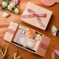 Fabrik Soja Wachs Kerzen Reed Diffusor Sets Rattan Kerze und Reed Diffusor Geschenk box Set