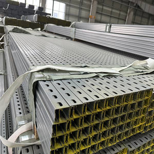 Su misura zinco-alluminio-magnesio (ZAM) materiale solare Rack impilamento scaffali quadrati rettangolari tubi per fotovoltaico - Product Image 1