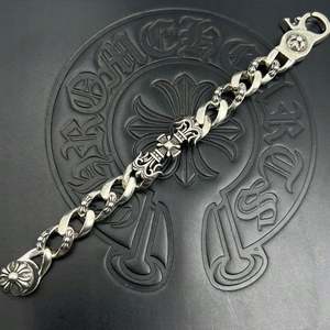 Pulsera de Cruz de Acero Inoxidable con Logotipo de Marca Personalizado, Vintage, Antideslustre, Impermeable, al por Mayor, para Hombre, Regalo - Product Image 4