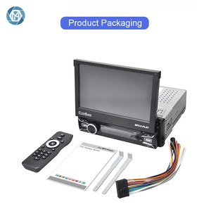 HengMall Cổng Usb Kép Phí<span class=keywords><strong>a</strong></span> Trước Màn Hình Cảm Ứng Din 7 Inch Đơn Âm Thanh Nổi Ô Tô Mp5 Android Kèm Carplay - Product Image 6