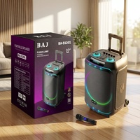 Altavoz Inalámbrico para Exteriores BA-S1201 con Micrófono Individual, Alta Potencia, RGB, Marca Privada, MOQ Bajo, Personalización de Fábrica, Entrega en 7 Días