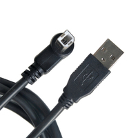 Câble d'imprimante USB personnalisé, 90 degrés, USB 2.0 A mâle vers B mâle, câble d'imprimante/scanner USB B avec haute vitesse