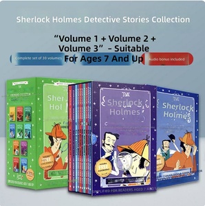 Collezione di Storie Detective di <span class=keywords><strong>Sherlock</strong></span> <span class=keywords><strong>Holmes</strong></span> - Libri Illustrati Classici per Bambini, Romanzi di Mistero (Set in Scatola, Carta Leggera) - Product Image 1