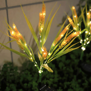 Lámpara Solar LED con Forma de Espiga de Trigo, Decoración Impermeable para Jardín y Césped, 12V CC con Batería Incluida - Product Image 1