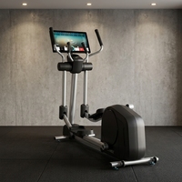 Elliptique de fitness commercial à écran tactile multilingue de 21,5 pouces pour la maison et la salle de sport