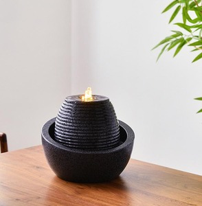 Cascata classica della cascata della fontana da tavolo dell'interno della resina di illuminazione classica per il regalo rilassante della decorazione domestica - Product Image 6