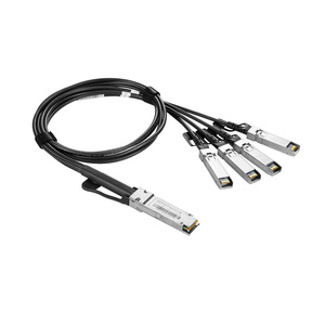 ชุดประกอบสายเคเบิล QSFP-40G QSFP-DD 200G ถึง2 * QSFP28 DAC Q4S56-200G PVC/LSZH0.5m ~ 5M - Product Image 4