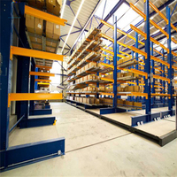 Étagère Cantilever Robuste en Acier Personnalisable pour Stockage en Entrepôt, Rangement de Barres d'Armature, Rayonnage Cantilever