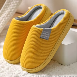 Pantuflas de Algodón Cálidas y Casuales para Otoño e Invierno, para Parejas, para Usar en Casa, para Limpiar el Piso, para Mujer - Product Image 4