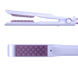 Plancha de pelo plana digital personalizada, plancha de cerámica eléctrica, control de temperatura inteligente, 2 y 1 alisador de ondas, venta al por mayor - Product Image 3