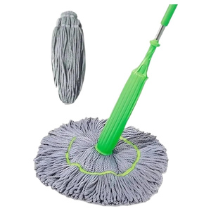 Mopa de Microfibra Ecológica con Sistema de Escurrido Manual, Mopa para Uso Doméstico y Comercial al por Mayor - Product Image 1