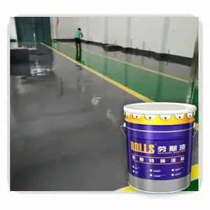 Sơn nhựa Epoxy chất làm cứng cao được sử dụng cho sơn sàn màu xanh lá cây của sân bóng rổ trong nhà xưởng và nhà kho