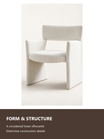 Fauteuil de salon moderne rembourré en tissu, fauteuil d'appoint individuel pour salon, hall d'hôtel