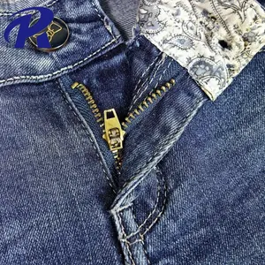 All Size Customizable 3#5#8# Gold Teeth Metal Closed Element 10-40cm For Jeans Access Garments Metal Zipper