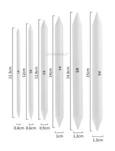 مجموعة من 6 أقلام رسم فنية ، مزج ورقي ، رسم ، عصا تورتيلونز جذع لتلبية احتياجات العرض الفني - Product Image 6