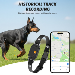 Kalung Anjing Pintar GPS Presisi Tinggi yang Dapat Disesuaikan, Tahan Air untuk Luar Ruangan, Perangkat Pelacak Anti Hilang Tanpa Kartu SIM - Product Image 6