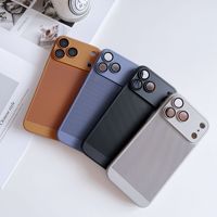 Coque de téléphone PC minimaliste effet mat nid d'abeille anti-chaleur pour iPhone 17 Pro Max et Apple 16