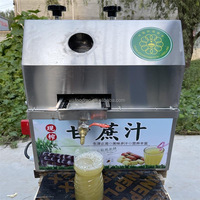 Machine à jus de canne à sucre automatique, extracteur de jus de fruits, moteur pour usage domestique et en restaurant, batterie électrique, double mode d'alimentation, 350W