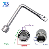 Clé triangulaire pour porte de couloir d'ascenseur, clé de verrouillage compatible avec Mitsub*shi Thyss*nKrupp H*tachi Ot*s