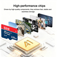 Carte mémoire TF SD en gros 32 Go 64 Go 128 Go 512 Go, carte Mini SD haute vitesse compatible avec DVR, capacité de 128 Mo à 512 Go