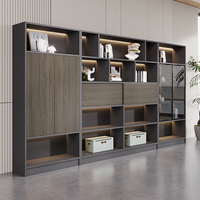 Classeurs en bois contemporains et modernes pour le bureau et le mobilier scolaire organisant et stockant des documents Solution de stockage d'archives