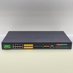 High Performance 8GE RJ45 Network Port 16GE Fiber Optic Port 4*10G SFP+ L3 Managed Industrial <b>Switch</b> - Product Image 1