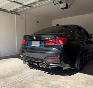 Diffuseur arrière 4 pièces style PM en fibre de carbone pour pare-chocs arrière BMW F80 F82 F83 M3 <span class=keywords><strong>M4</strong></span> 2015-18 - Product Image 3
