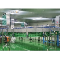 Tunnel de transport d'alimentation par soufflage d'air de filtre de bouteille en plastique vide