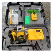 Niveau laser de haute qualité à 12 lignes, lumière verte horizontale, mesureur de niveau extérieur, 3 côtés * 360 degrés verticaux, batterie au lithium 12V