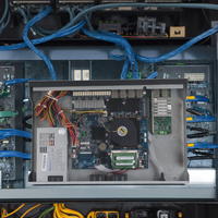 Serveur pare-feu matériel Partaker R19 1U avec chipset Z87, processeur LAGA1150 Core I7 4770, routeur d'appareil Pfsense