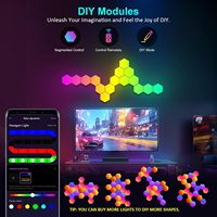 Guirlandes lumineuses LED RGB Boyid Dream Color, bande flexible, connectées par USB, IP65, télécommande, intensité réglable, pour chambre à coucher, rideau